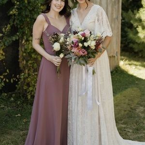 Azazie Nahrin — Amethyst bridesmaid dress — size 2